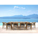 Anderson Teak Outdoor Set Anderson Teak Toscana Dining Table and Dining Chair Outdoor Set