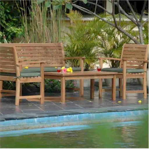 Anderson Teak Outdoor Set Anderson Teak Victoria 4pc Outdoor Patio Conversation Set