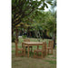 Anderson Teak Outdoor Set Anderson Teak  Windsor 47″ Square Dining Table and Dining Chair Set