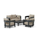 Anderson Teak Outdoor Set Ash Anderson Teak Coronado 5pc Deep Seating Lounger Set