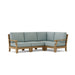 Anderson Teak Outdoor Set Mist Anderson Teak Riviera 4pc Deep Seating Modular Outdoor Set