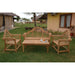 Anderson Teak Outdoor Set None Anderson Teak 5pc Marlborough Outdoor Patio Conversation Set