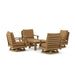 Anderson Teak Outdoor Set Teak Anderson Teak Riviera 4pc Armchair and Square Coffee Table Set