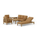 Anderson Teak Outdoor Set Teak Anderson Teak SouthBay 6pc Deep Seating with Lounger Set