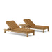 Anderson Teak Outdoor Set Teak Anderson Teak SouthBay Outdoor Wood Sun Lounger Set