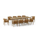 Anderson Teak Outdoor Set Teak Anderson Teak Toscana Dining Table and Dining Chair Outdoor Set