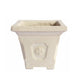 Anderson Teak Planter Anderson Teak Almafi Antique Finish White Square Planter