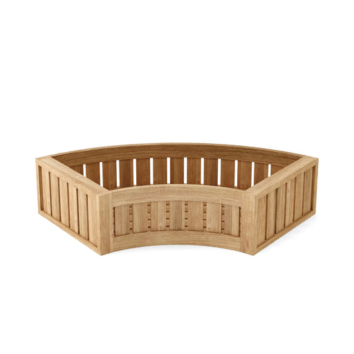 Anderson Teak Planter Anderson Teak Circular Modular Wood Outdoor Planter