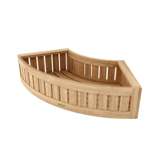 Anderson Teak Planter Anderson Teak Circular Modular Wood Outdoor Planter