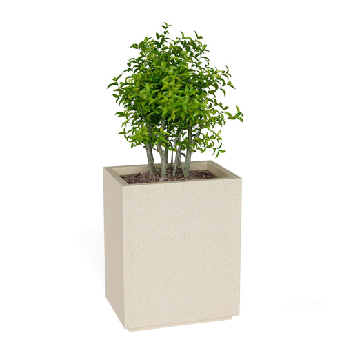 Anderson Teak Planter Anderson Teak Grand Park White Rectangular Tall Planter