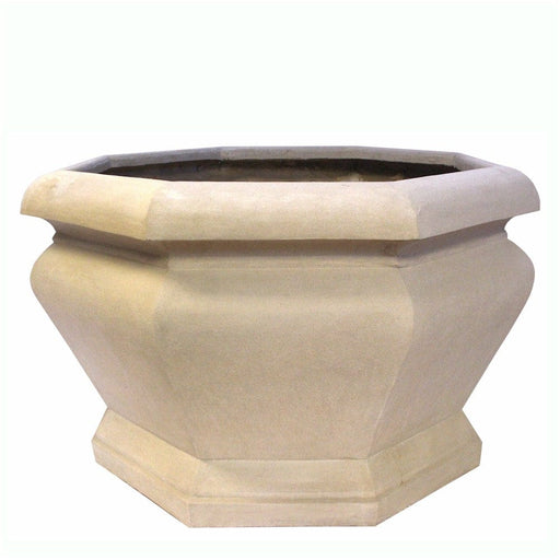 Anderson Teak Planter Anderson Teak Jerdienere Large White Octagonal Planter