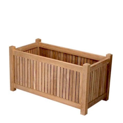 Anderson Teak Planter Anderson Teak Rectangular Wood Planter Box