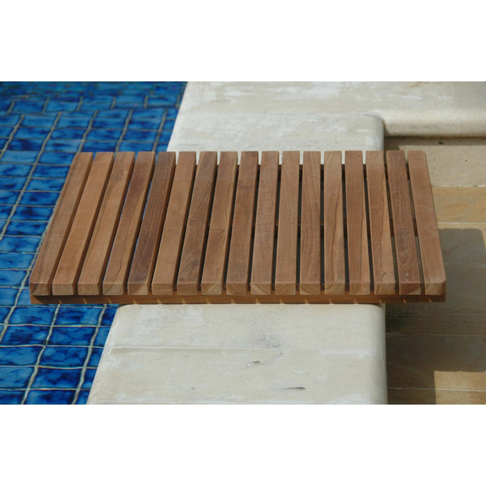 Anderson Teak Shower Mat Anderson Teak Outdoor Square Spa Wood Shower Mat