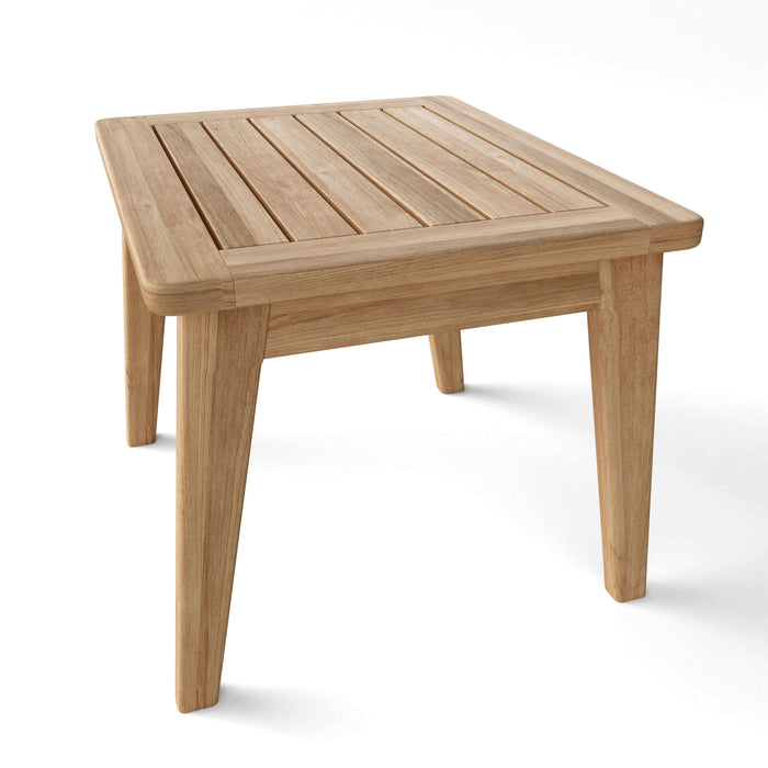 Anderson Teak Side Table Anderson Teak Amalfi Outdoor Patio Wood Square Side Table