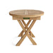 Anderson Teak Side Table Anderson Teak Bahama 20″ Mini Side Round Wood Folding Table