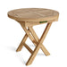 Anderson Teak Side Table Anderson Teak Bahama 20″ Mini Side Round Wood Folding Table