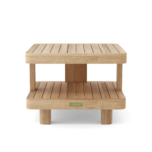 Anderson Teak Granada Outdoor Wood Square Side Table