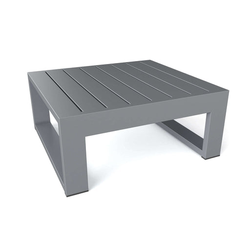 Anderson Teak Side Table Anderson Teak Lucca Dark Grey Aluminum Outdoor Side Table