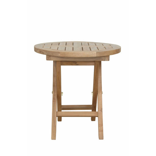 Anderson Teak Side Table Anderson Teak Montage 20″ Round Side Folding Table