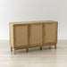 Anderson Teak Sideboards Anderson Teak Bodrum 50″ Natural Beige Wide Sideboard