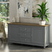 Anderson Teak Sideboards Anderson Teak Chenon Grey Paint Wash Wood Sideboard