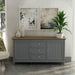 Anderson Teak Sideboards Anderson Teak Chenon Grey Paint Wash Wood Sideboard