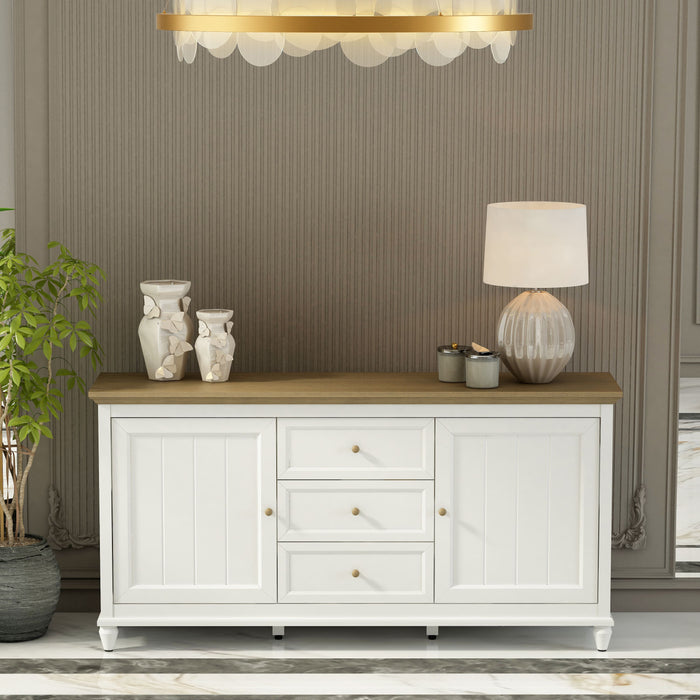 Anderson Teak Sideboards Anderson Teak Chenon White Paint Wash Wood Sideboard