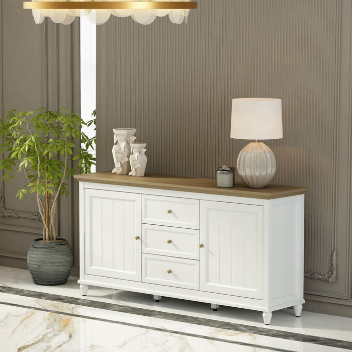 Anderson Teak Sideboards Anderson Teak Chenon White Paint Wash Wood Sideboard