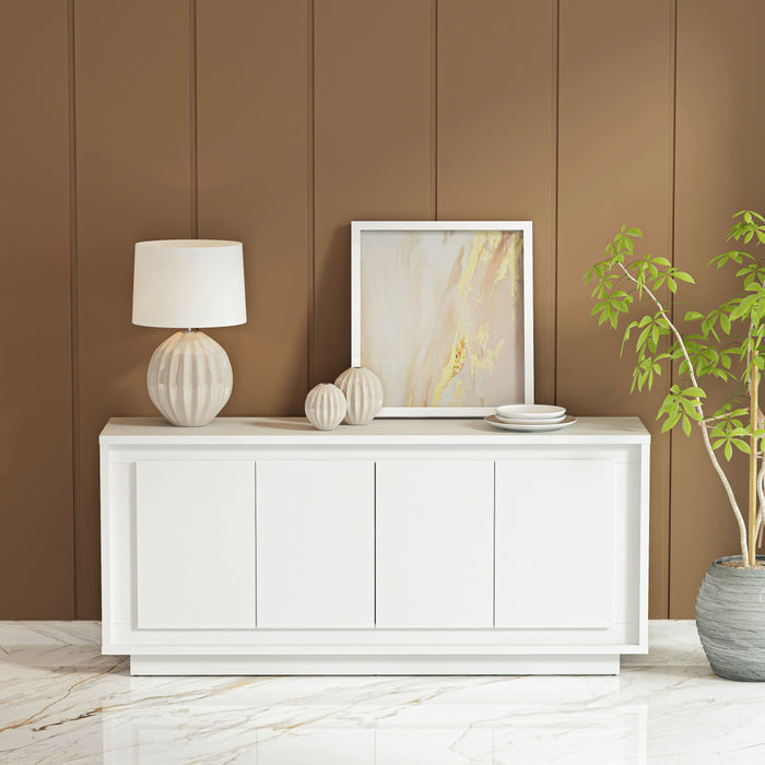 Anderson Teak Sideboards Anderson Teak Paraggi White Wood Shelves Sideboard