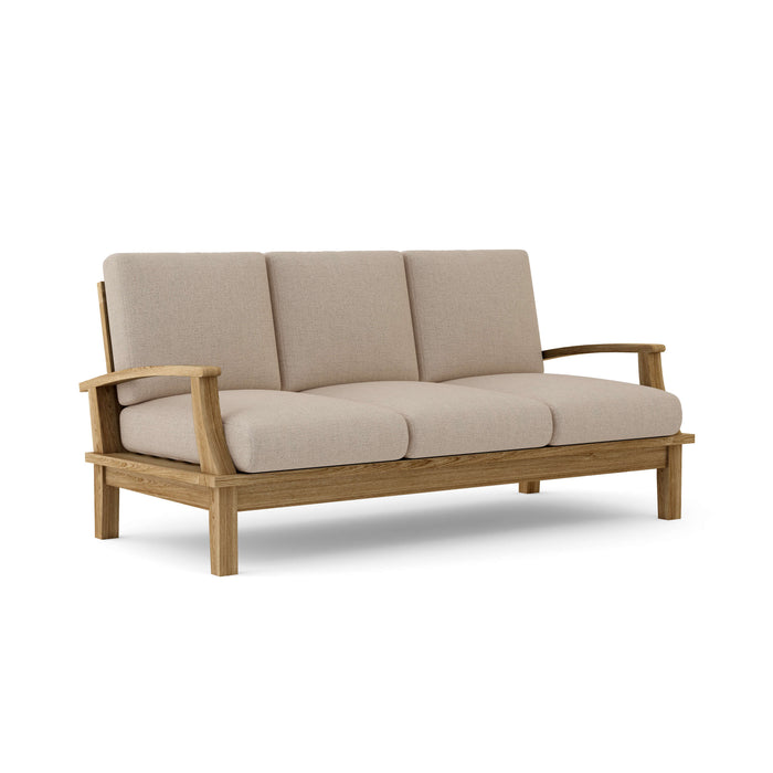 Anderson Teak Sofa Ash Anderson Teak Brianna Outdoor Wood Deep Seating Sofa