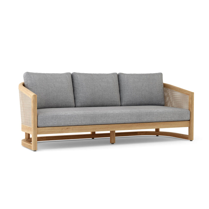 Anderson Teak Sofa/Sectional Anderson Teak Catania Outdoor Wood Deep Seating Sofa