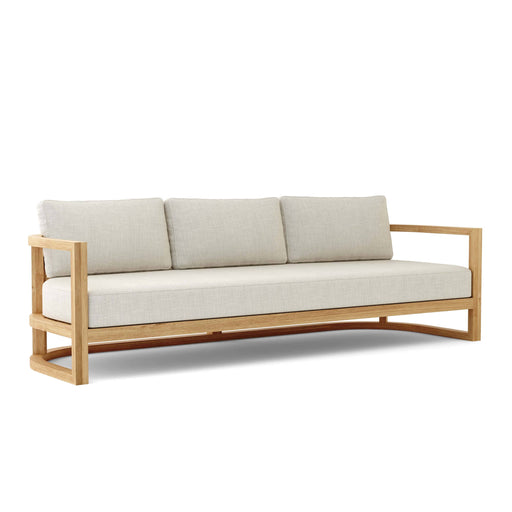 Anderson Teak Sofa/Sectional Anderson Teak Junus Outdoor Wood Deep Seating 3-Seat Sofa