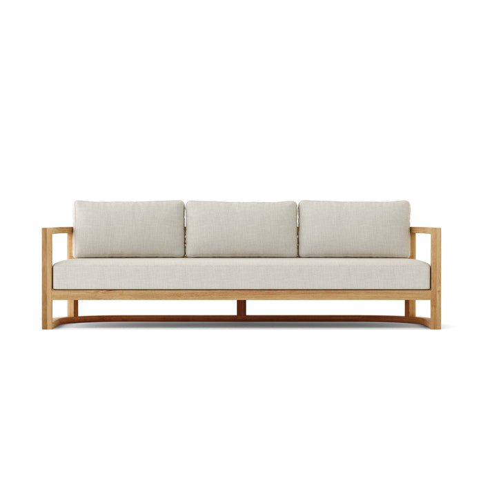 Anderson Teak Sofa/Sectional Anderson Teak Junus Outdoor Wood Deep Seating 3-Seat Sofa