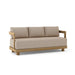 Anderson Teak Sofa/Sectional Ash Anderson Teak Granada Outdoor Wood Deep Seating Sofa