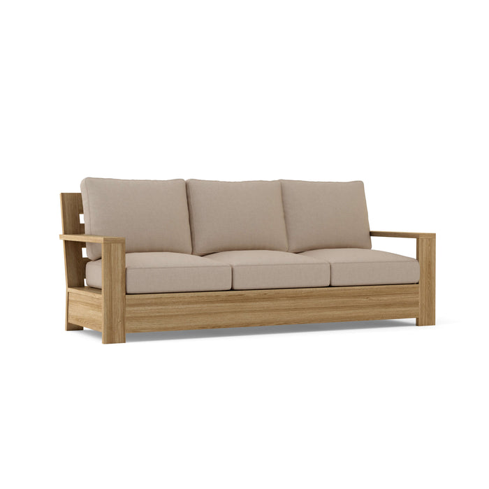 Anderson Teak Sofa/Sectional Ash Anderson Teak Madera Outdoor Wood Deep Seating Sofa