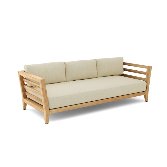 Anderson Teak Sofa/Sectional Beige Anderson Teak Cordoba Outdoor Wood Deep Seating Sofa