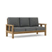 Anderson Teak Sofa/Sectional Charcoal Anderson Teak SouthBay Outdoor Deep Seating Sofa