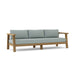 Anderson Teak Sofa/Sectional Mist Anderson Teak Palermo Outdoor Wood Deep Seating Sofa