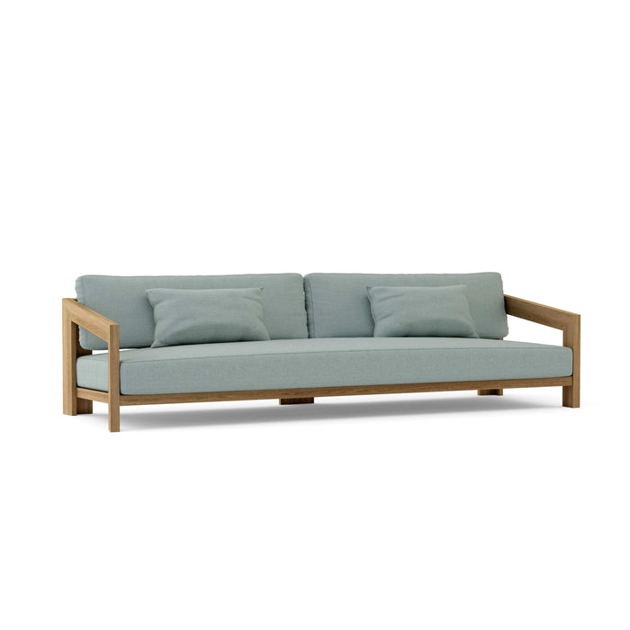 Anderson Teak Sofa/Sectional Mist Anderson Teak Smyrna Outdoor Deep Seating 4-Seat Sofa