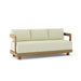 Anderson Teak Sofa/Sectional Natural Anderson Teak Granada Outdoor Wood Deep Seating Sofa