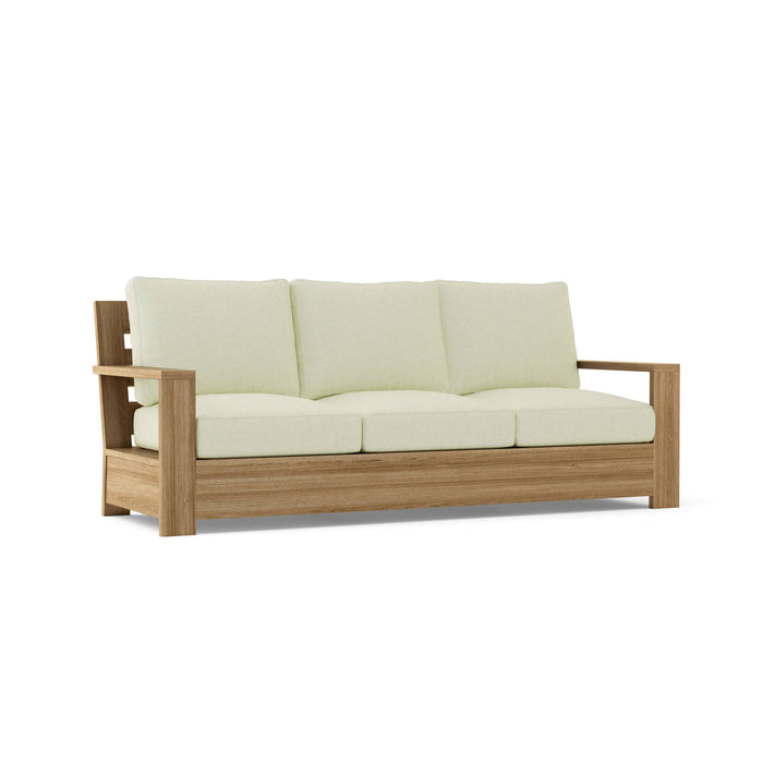 Anderson Teak Sofa/Sectional Natural Anderson Teak Madera Outdoor Wood Deep Seating Sofa