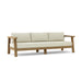 Anderson Teak Sofa/Sectional Natural Anderson Teak Palermo Outdoor Wood Deep Seating Sofa