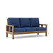 Anderson Teak Sofa/Sectional Navy Anderson Teak SouthBay Outdoor Deep Seating Sofa