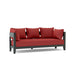 Anderson Teak Sofa/Sectional Pomegranate Anderson Teak Coronado Outdoor Deep Seating Aluminum Sofa