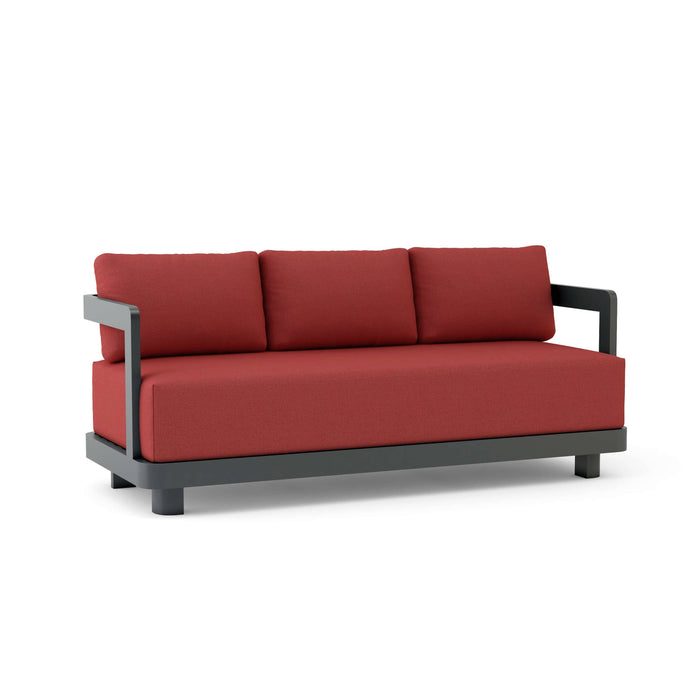 Anderson Teak Sofa/Sectional Pomegranate Anderson Teak Granada Outdoor Deep Seating Aluminum Sofa