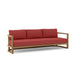 Anderson Teak Sofa/Sectional Pomegranate Anderson Teak Junus Outdoor Wood Deep Seating 3-Seat Sofa