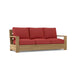 Anderson Teak Sofa/Sectional Pomegranate Anderson Teak Madera Outdoor Wood Deep Seating Sofa