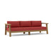 Anderson Teak Sofa/Sectional Pomegranate Anderson Teak Palermo Outdoor Wood Deep Seating Sofa