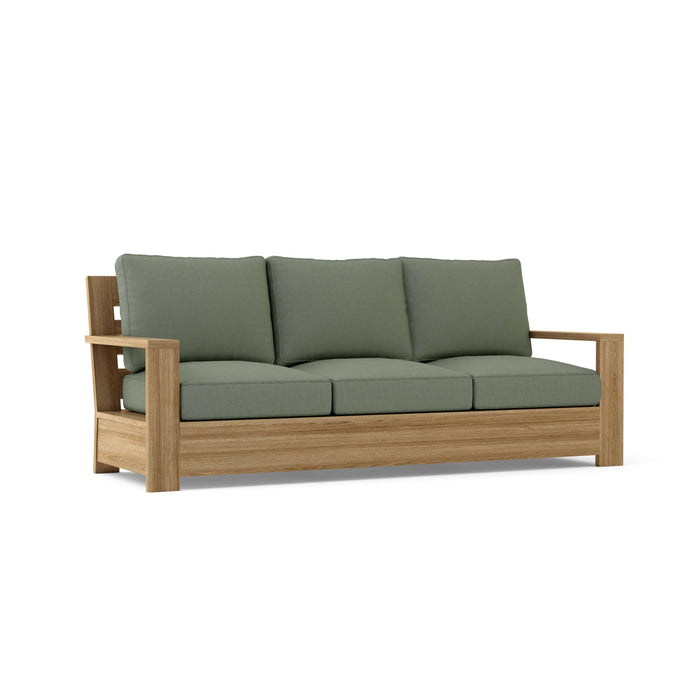 Anderson Teak Sofa/Sectional Sage Anderson Teak Madera Outdoor Wood Deep Seating Sofa