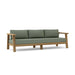 Anderson Teak Sofa/Sectional Sage Anderson Teak Palermo Outdoor Wood Deep Seating Sofa